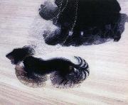 giacomo balla dynamism of a dog on a leash Sweden oil painting artist